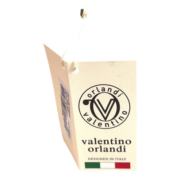 NWT Valentino Orlandi Tote bag Light Grey Quilted Gold Charms Wide Detach Strap - Picture 3 of 13